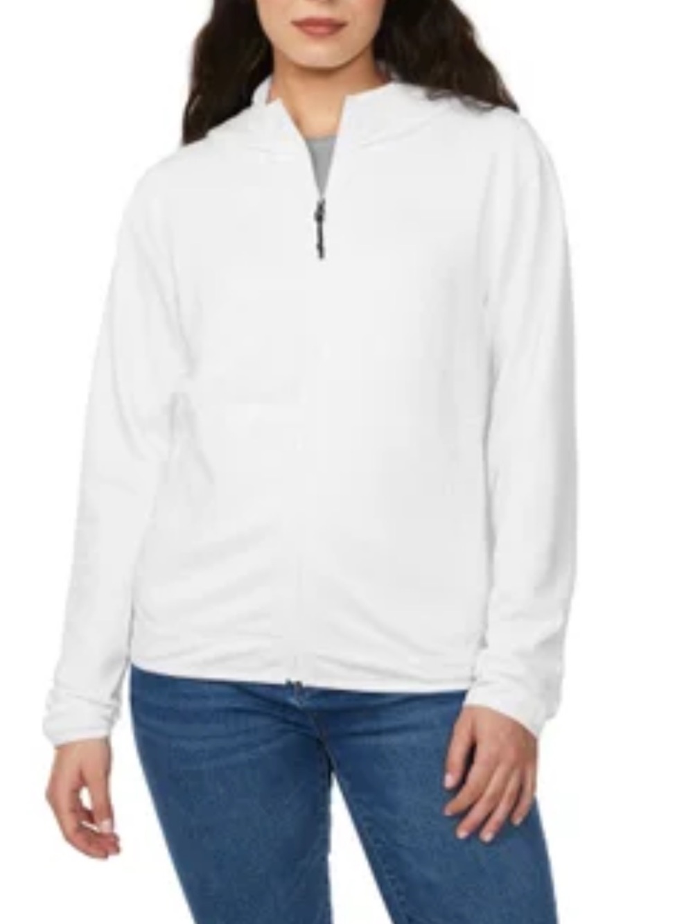 Merrell White Active Moisture Wicking Hoodie - Medium
